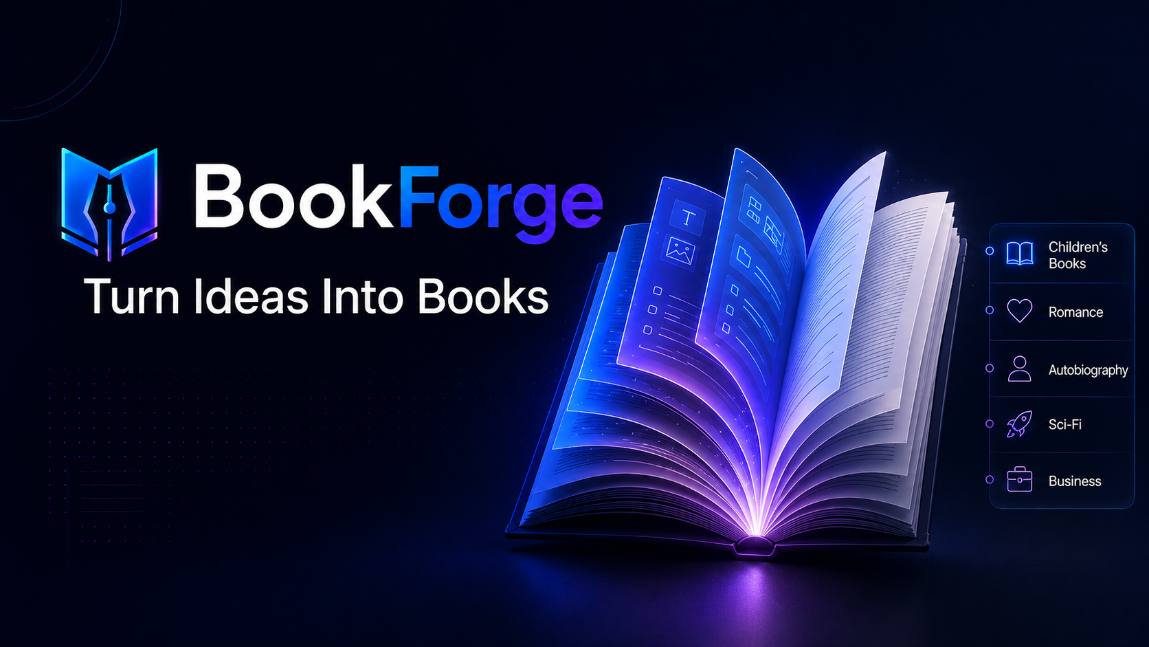 BookForge: Turn Ideas Into Books